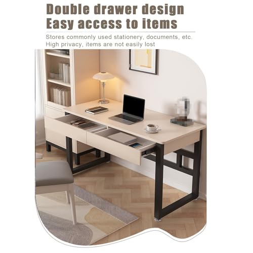 Bureau marron compact idéal pour créer un espace d'étude à la maison