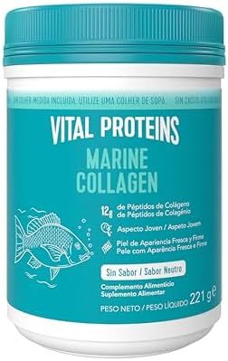 Vital Proteins Colágeno Marino en Polvo 221g, Péptidos de Colágen...
