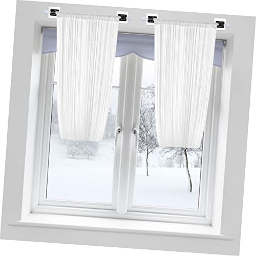 Tringle extensible sans perçage résistante pour rideaux et fenêtres - 5