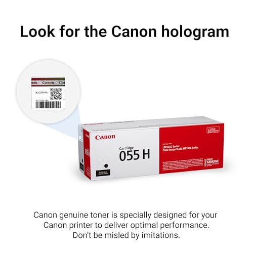 Canon Genuine 055 Black Toner Cartridge High Capacity Compatible with LBP664Cdw, MF741Cdw, MF743Cdw, MF745Cdw, MF746Cdw - image 2