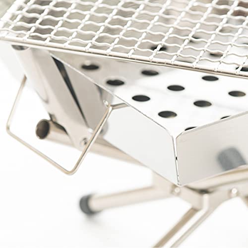 MAGNA(マグナ) ファイアグリル バーベキューコン ロ 焚火台 1 台 2 役 コンパクト 耐久性 国内加工 収納 ケース 焼網付き (05 ファイアグリル ソロ) 4枚目