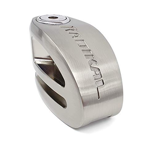 Radikal RK306S Antirrobo Moto Disco ø6 Doble Puente, Metalizado