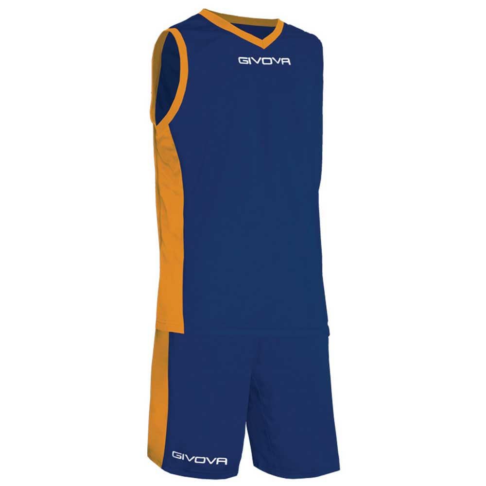 Givova Bleu Set Aus Trikot Und Shorts