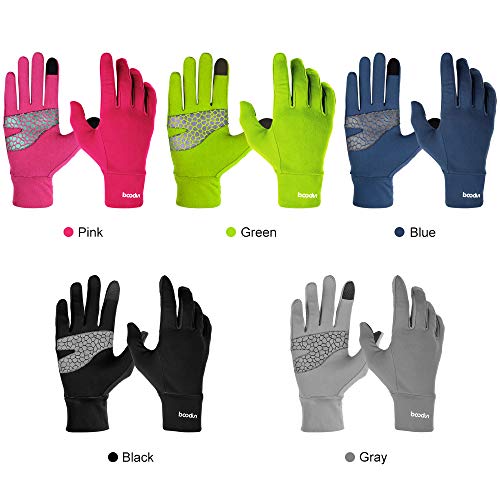 Andoer Luvas de toque térmicas para luz externa ciclismo de inverno e tela de toque antiderrapante p