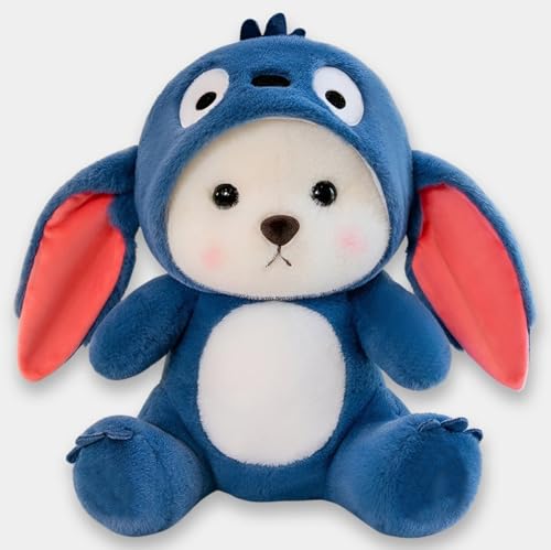 Image of Babique Hoodie Teddy Bear Soft Toy | Stuffed Plush Animal | Ideal for Birthdays & Special Occasions Girls /Boys, Baby Kids-Nevy Blue 40 cm