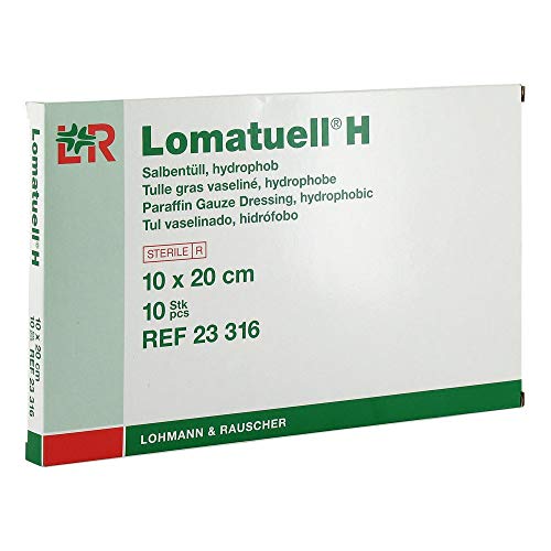 Déchets stériles 10 x 20 cm en lot de 10 pièces format H pour soins