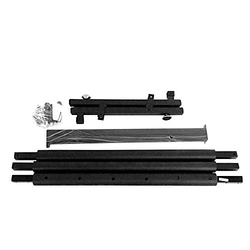 HUIOP Suporte para várias guitarras com 5 suportes dobrável para exibição universal preto portátil p