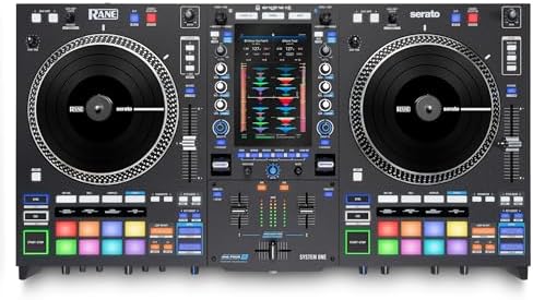 RANE SYSTEM ONE Controlador DJ todo en uno autónomo motorizado co...