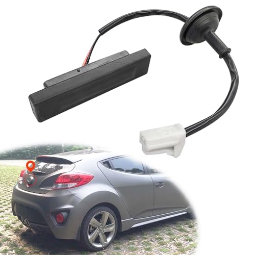 Hatch Release Button Trunk Latch 81260-2V000 Rear Back Hatch Release Switch Trunk Button Outside HDL Lock Assembly Compatible with Hyundai Veloster 2012-2017 Without Camera Replace # 812602V000