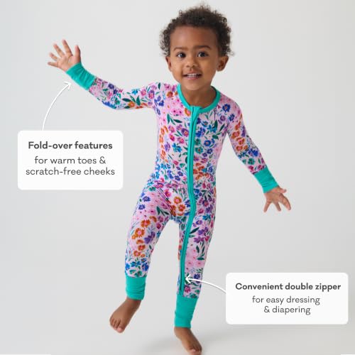 Image of Little Sleepies Pajamas for Baby Boys & Girls, Viscose from Bamboo Baby Pajamas, Sleepers, 2-Way Zipper PJs