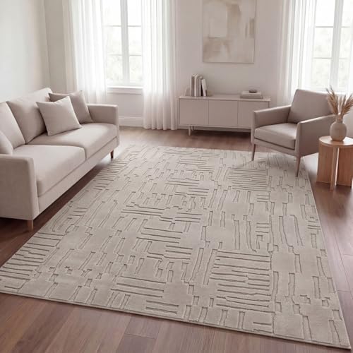 Tapis lavable grand format TT Home pour simplifier l'entretien du salon