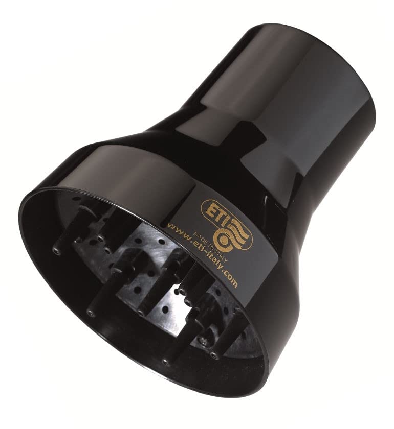 ETI Hair Dryer Diffuser Universal - for Fine Thick Curly Wavy Frizzy Hair - Universal Interface Hair Dryer Cover Diffuser Salon Proessional - Made in Italy