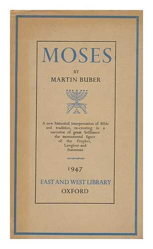 Moses / Martin Buber B000GPEZ2S Book Cover