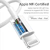 Cable USB C a Lightning MFi certificado, 5 pack de 1.8 m, blanco, carga rápida 4
