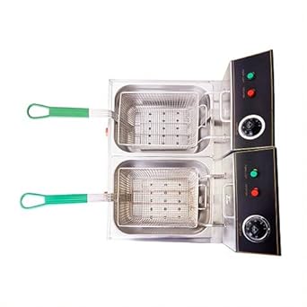 Kiran Enterprise 8 Liter Electric Double Pan Deep Fryer Electric Fryer