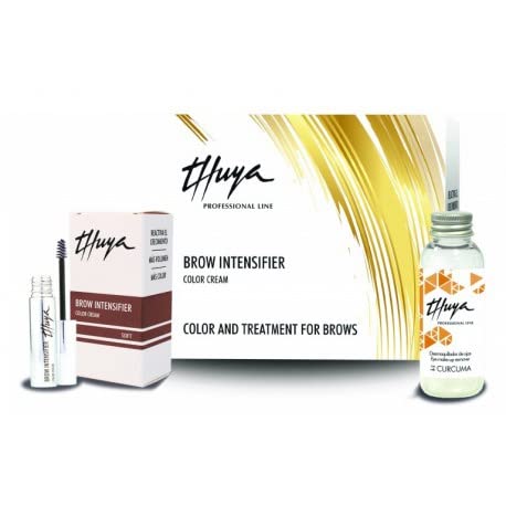 THUYA BROW INTENSIFIER COLOR CREAM SOFT + DESMAQUILLADOR CÚRCUMA SET REGALO