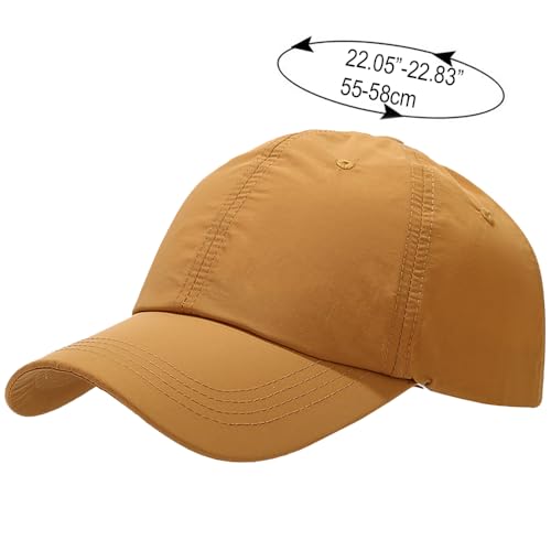 Image of Waterproof Baseball Cap Breathable UPF50+ Caps for Men Women Outdoor Sport Adjustable Rain Quick Dry Hat