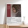 ELKPDOE Albumkunstposter 'Blood on The Tracks' Canvas Poster Bedroom Decor Sports Landscape Office Room Decor Gift Unframed Print-style 12" L X 18" W #5