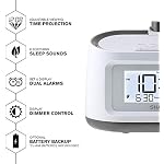 Sharp Projection Clock with Nature Sounds