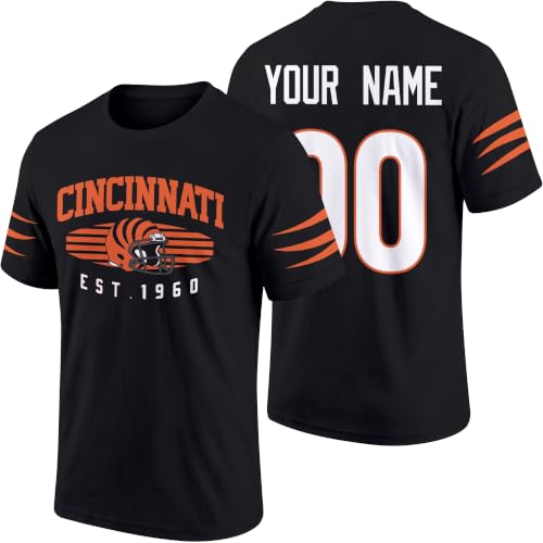 Image of T-Shirt Custom Name and Number Personalized Gifts | Crewneck Short Sleeves T-Shirt for Men S-4XL