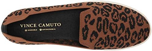 Vince Camuto Women's Cabreli Washable Flat Sneaker, Leopard, 7.5 | Image 4