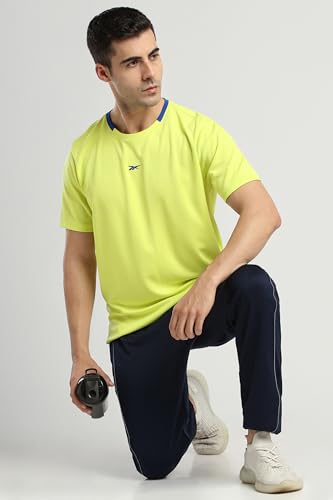Image of Reebok Men's Sport T-Shirt - Moisture Wicking Sports T-Shirt | Workout Running Training Tshirt for Men's | Half Sleeve Active Tee