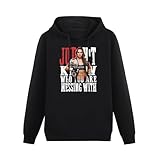 XiangZai Bantam Weight Champions Ronda Rousey Hoody Unisex Ptinted Hoodies Long Sleeve Men's Hooded with Pocket Black S