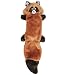 ZippyPaws - Zingy No Stuffing Durable Squeaky Plush Dog Toy - Raccoon