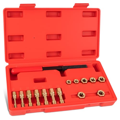 Jiimee 15Pcs Metric Thread Chaser Set