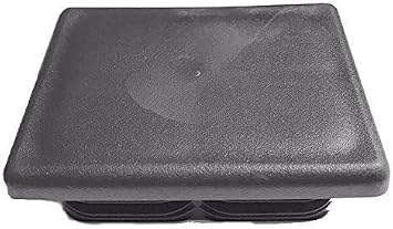 Caplugs Pack of 10 4" x 3" Rectangular 6-8 Ga Steel Fits 3.60"-3.67" L- 2.60"-2.67" W ID Fitness Equipment End Caps | Heavy Duty 5/16" Thick top Cap | Lamp Post - FENSING Pole Insert. US Make