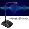 SparkFeng Desktop Wired Gooseneck Capacitive Microphone, Heart Shape Directivity Mic with Metal Neck and Weighted Base, for Conference Calling and Voice Recording, 5m XLR to 6.35mm #4