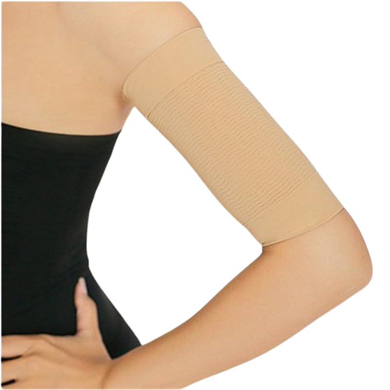 1 Pair Slimming Arm Sleeves – Elastic Compression Shapers for Women, Sport Arm Slimmers for Toning & Shaping Upper Arms-image-37