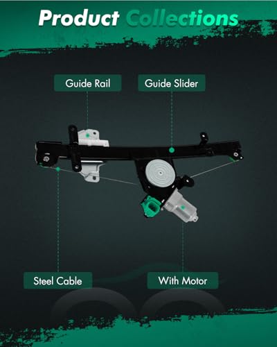 Image of SCITOO Power Window Regulator w /Motor for Nissan Sentra 2013-2019
