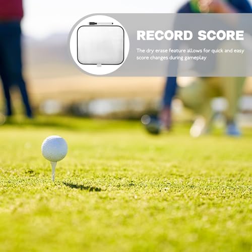 Marcador de golf pizarra blanca reutilizable pequeña miniatura 6
