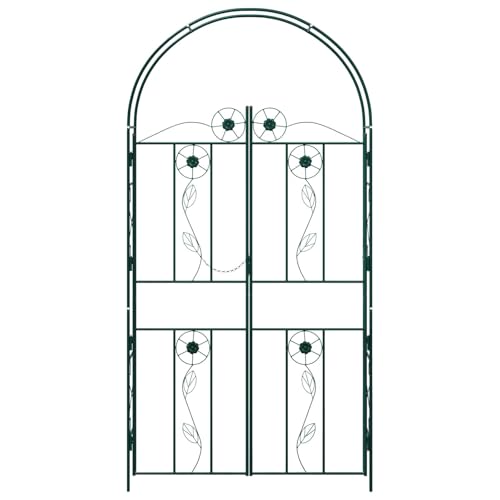 Arche de jardin extérieure en fer vert structure pour rosier
