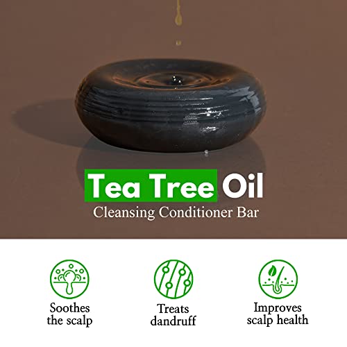 Beaut'e Seoul Tea Tree Solid Cleansing Conditioner Bar – 2 Set Of Conditioner Natural Curly Hair Products,Activated Charcoal Scalp Treatment Dandruff Care,Coconut Cowash, Moisturizer #TOP2