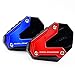 MOWOK For Goldwing GL1800 2002-2017 and 2018-2024 Goldwing GL1800 1800 Motorcycle Side Stand Extension Kickstand foot Pad (Year 2018-2024 (Red))