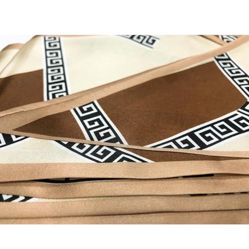 Image of Head Hair Scarf for Women,Silky Long Headscarf Purse Bag Scarfs for Handbag Fashion Satin Neck Scarves Accessories