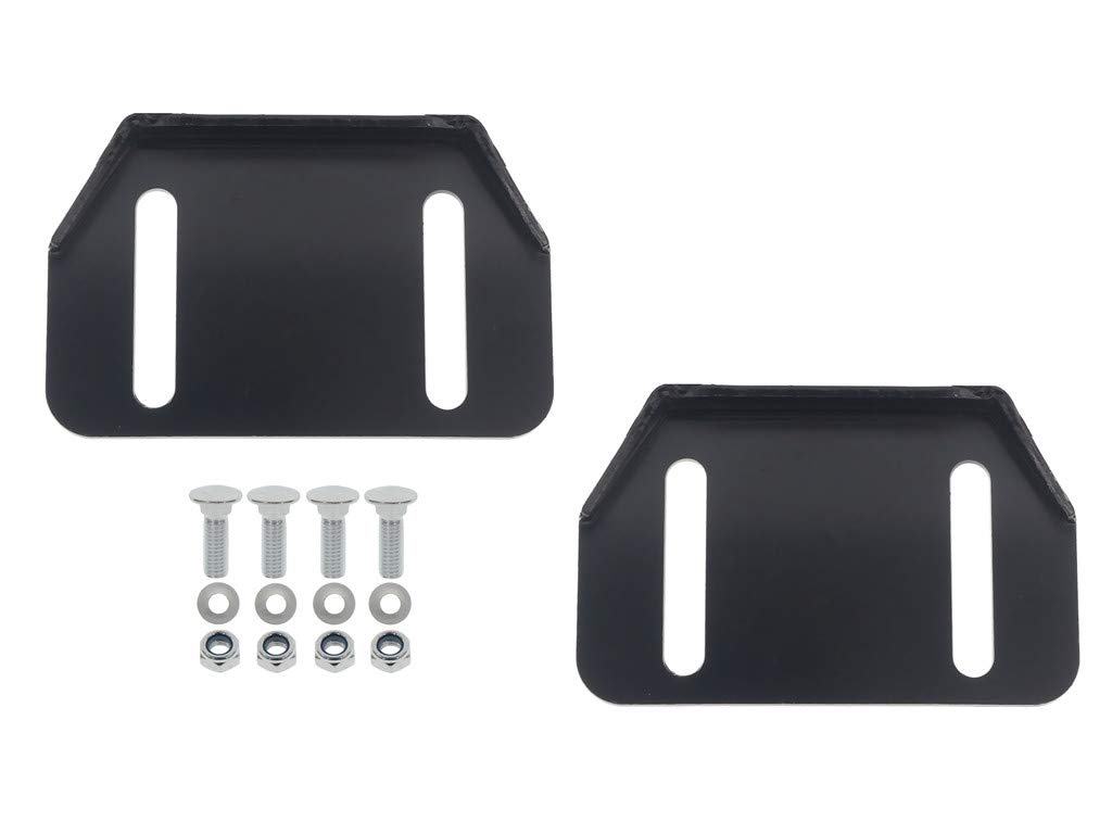 Cnfaner 784-5580 Slide Skid Shoes Set for Cub Cadet MTD Troy Bilt Storm Craftsman Snowblower 784-5580 784-5580-0637 Set of 2 with Mounting Hardware