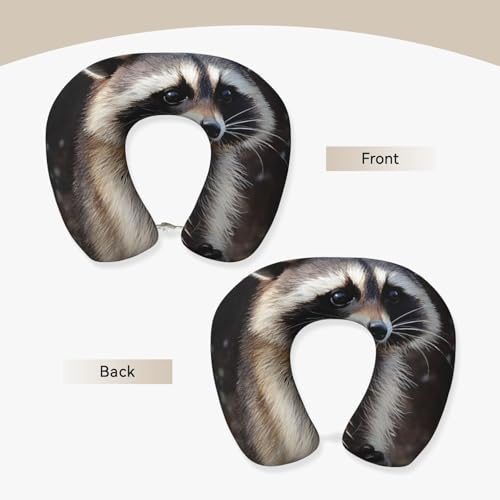 Almohada cuello memory foam tamaño estándar negra miniatura 4