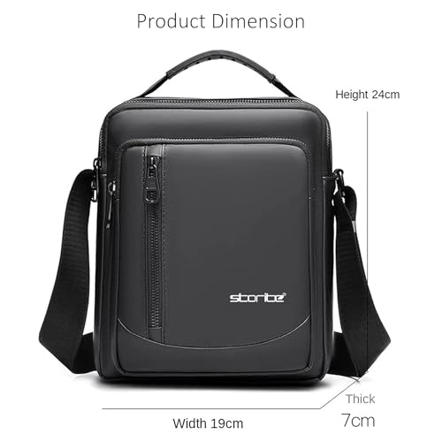 Image of Storite Stylish Sling Bag for Men Messenger Crossbody Bag for Multi Purposes & Travel Office Business One Side Shoulder Carry Handbag For Men