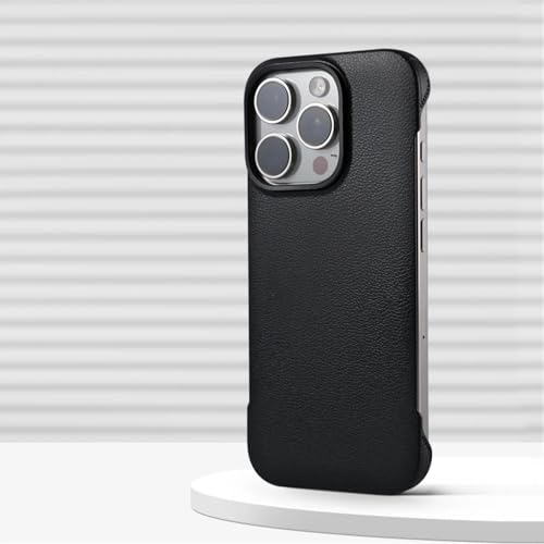 Coque Rigide iPhone 13 au motif litchi texture cuir élégante