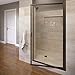 Basco SOPN00A2970XPOR Sopora Single Swing Shower Door, Oil Rubbed Bronze, 27.75-29.5 in. Wide x 70.5 in. high, AquaGlideXP Clear Glass