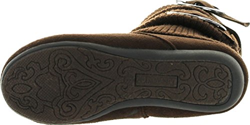 Lucky Top Girls Bank-21K Slouch Double Buckle Suede Boots with4