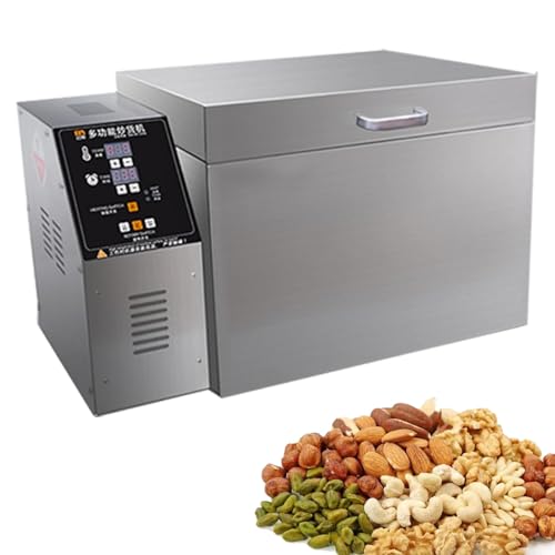Pvxa Home Coffee Bean Roaster Machine, Coffee Roaster Machine Industrial Commercial, Electric Nut Peanut Cashew Chestnuts Roasting Machine,for Baking Coffee, Grain Type10