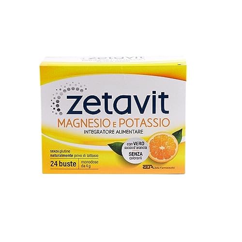 Zeta Farmaceutici Zetavit - Magnesio E Potassio Integratore Alimentare, 24 Buste