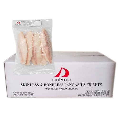 白身魚のフィレ 白身魚 バサフィーレ 10kg(業務用/ベトナム産/骨なし/皮無し) バサ バサフィレ フライ(1s×10パック)ケース販売 (10s/箱)