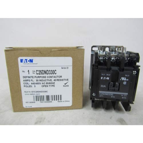 Cutler Hammer C25DND330C 460V 30A 3Pole Contactor