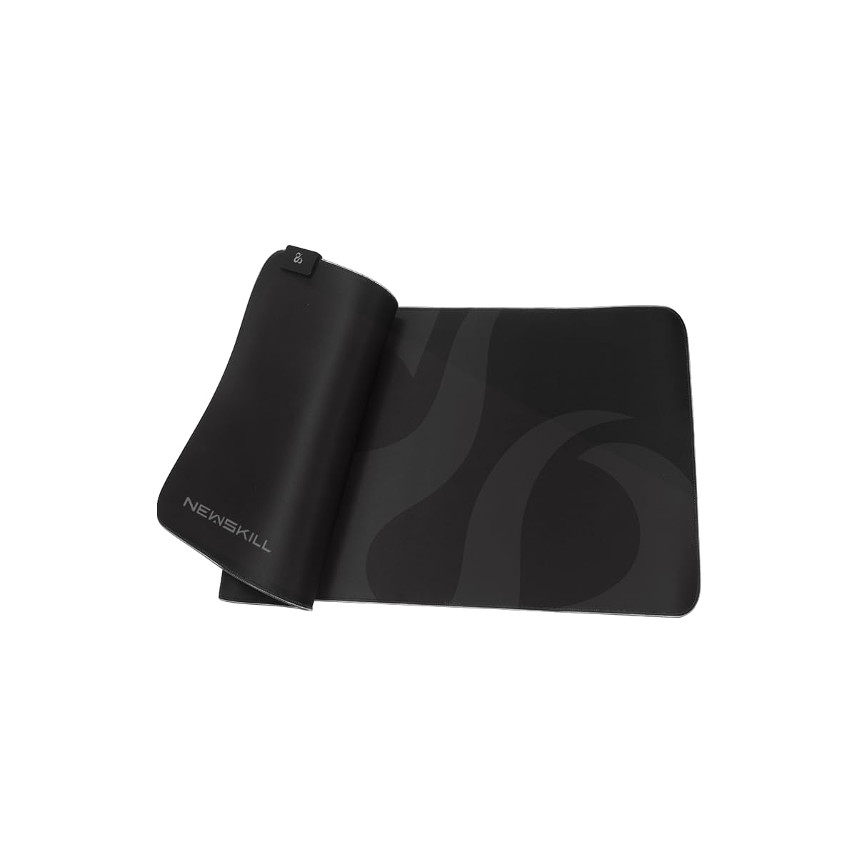 Newskill Nemesis V2 Tappetino Gaming RGB con base in gomma naturale e superficie in microfibra (retroilluminazione RGB intorno alla base) - XL - Nero