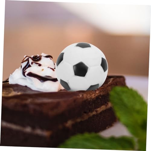 Abaodam 12 Peças Decoração De Bolo De Futebol Lembrancinhas De Festa De Bolo De Aniversário Enfeites